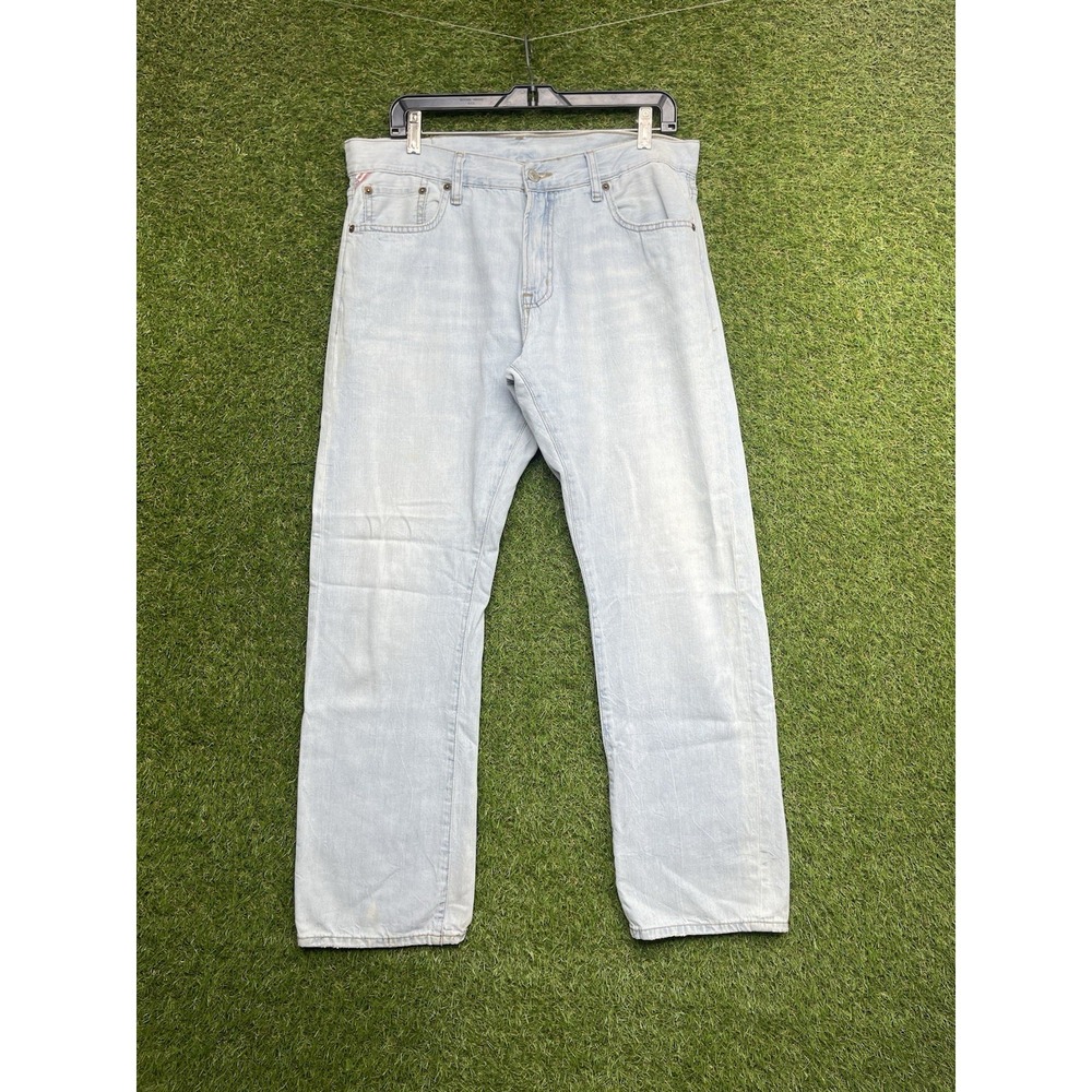 Denim & Supply Ralph Lauren Jeans Mens 32x29 Straight Distressed USA Flag 90s
